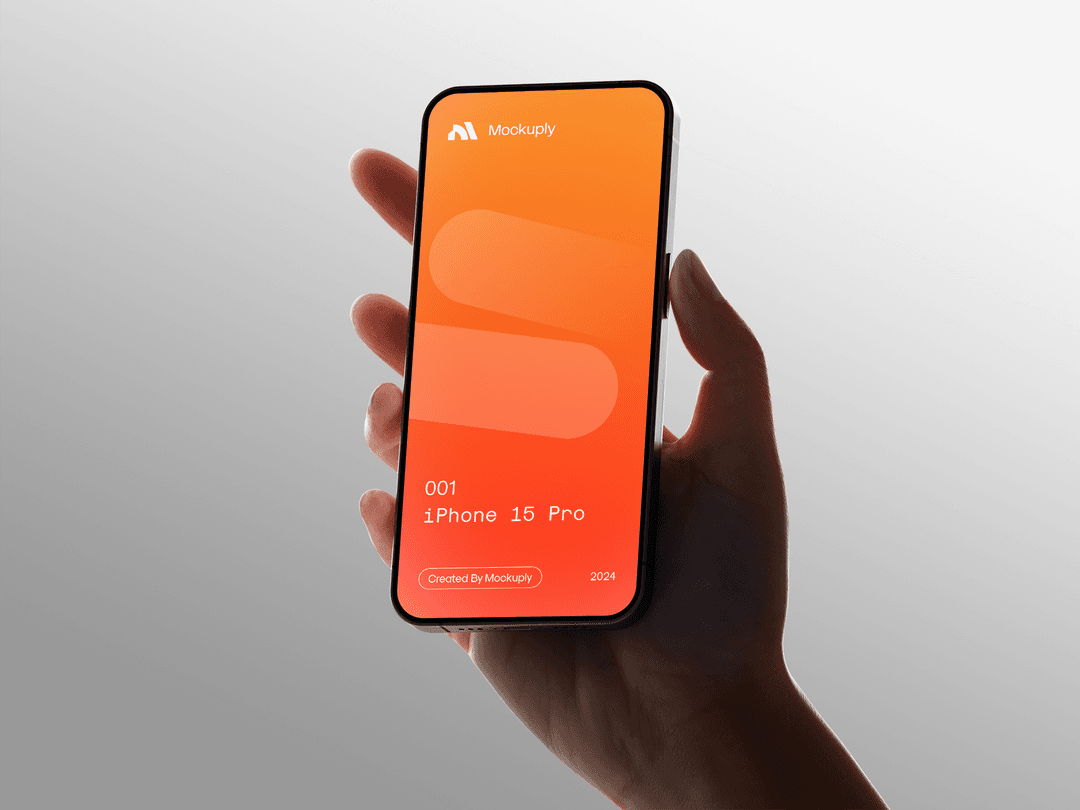 iPhone 15 Pro in hand